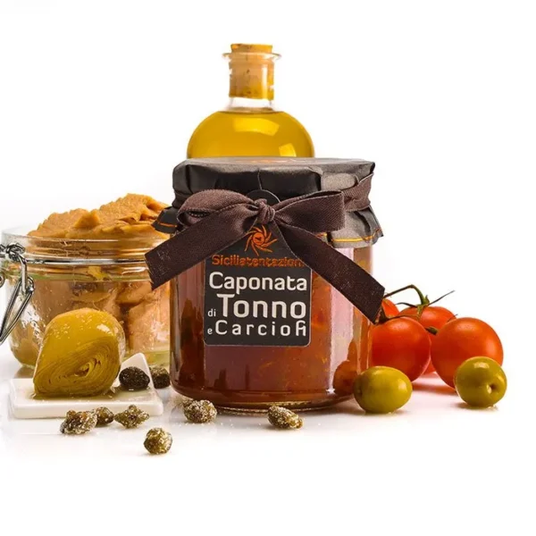 Caponata di tonno e carciofi