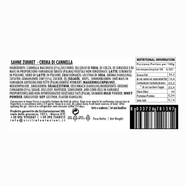 crema di cannella - et Crema di cannella
