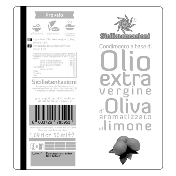 Olio aromatizzato al Limone spray