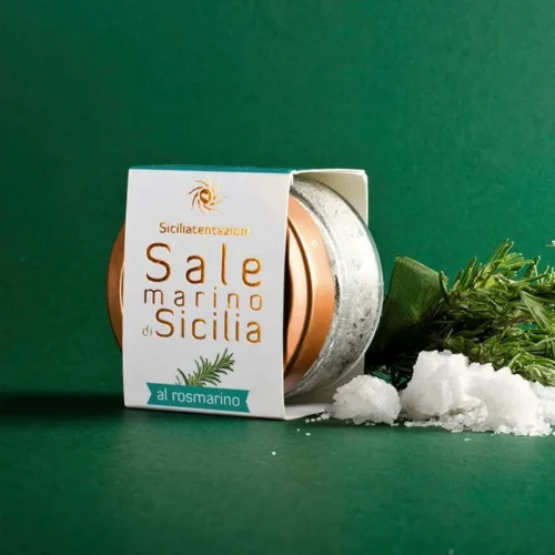 Sale marino di Sicilia al rosmarino