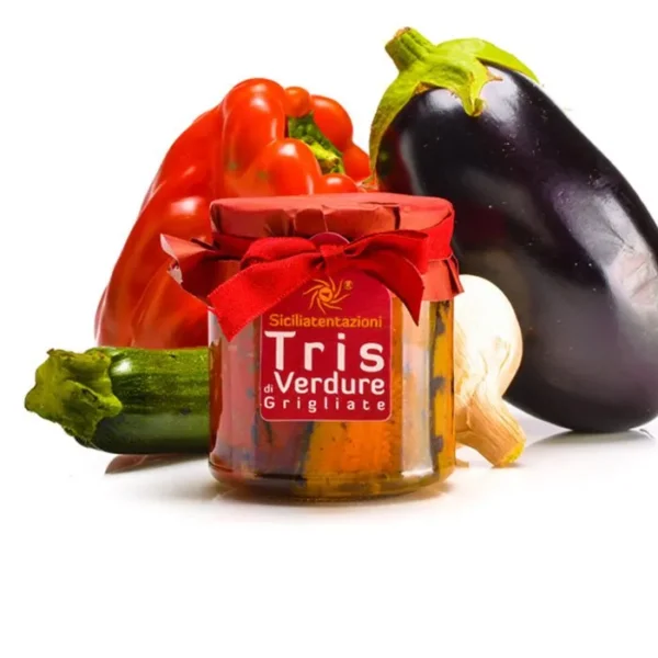 Tris di verdure grigliate